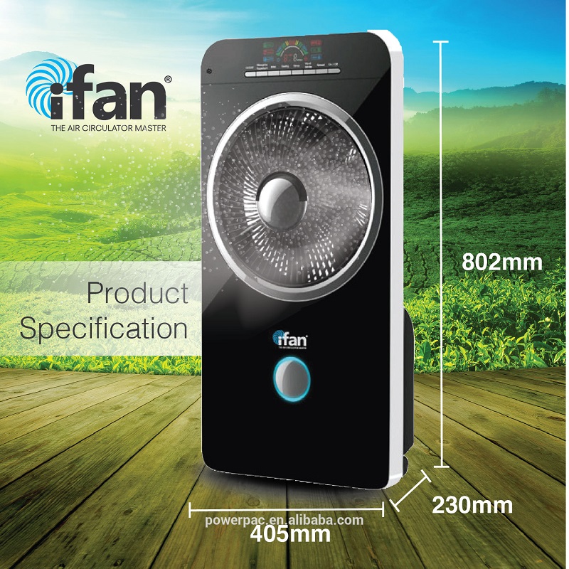 refrigerador de ar do ventilador da névoa de iFan -PowerPac com os dispositivos dos estoques de Ionizer (IF7878) (estoques disponíveis)